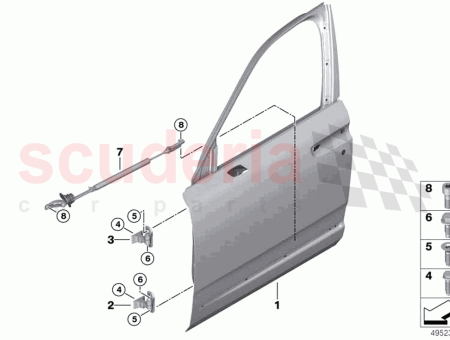 Photo of FREIN DE PORTE AVANT GAUCHE…