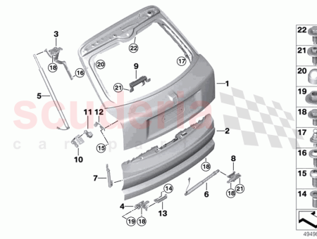 Photo of SUPPORT BUTOIR GAUCHE…