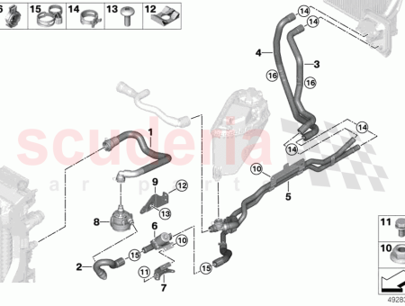 Photo of TUYAU DE REFROIDISSEMENT ALIMENTATION RADIATEUR 3…