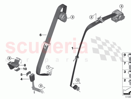 Photo of CEINTURE SUP RIEURE CENTRALE AVEC PROTECTION ENFANT…