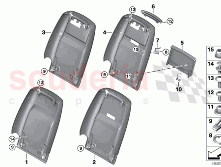 Photo of SI GE DE PANNEAU ARRI RE CUIR DROIT…