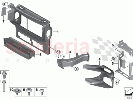 Photo of CONDUIT D AIR RADIATEUR D PLAC GAUCHE…