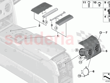 Photo of BANDE DE POIGN E COUVERCLE CONSOLE CENTRALE…