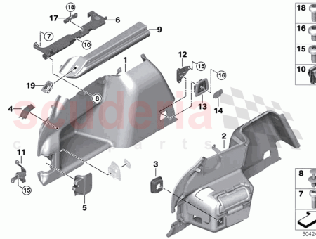 Photo of PANNEAU D HABILLAGE CAPUCHON COMP DE BAGAGES GAUCHE…