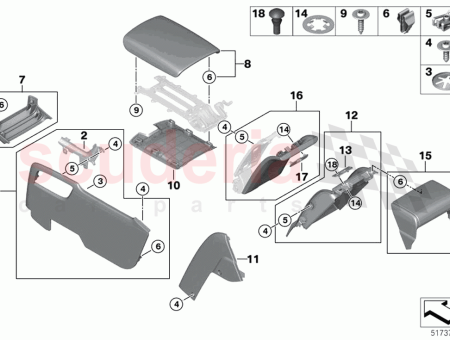 Photo of PANNEAU D HABILLAGE CONSOLE ARRI RE AVANT GAUCHE…