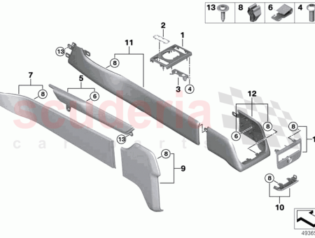 Photo of GARNITURE CONSOLE I CTR D INSTALLATION CHROM E…