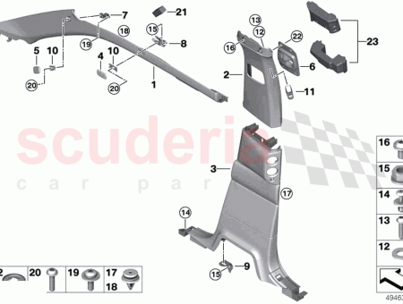 Photo of COUVERCLE B COLONNE EN BAS DROITE…