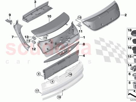 Photo of PANNEAU DROIT COUVERCLE ARRI RE…