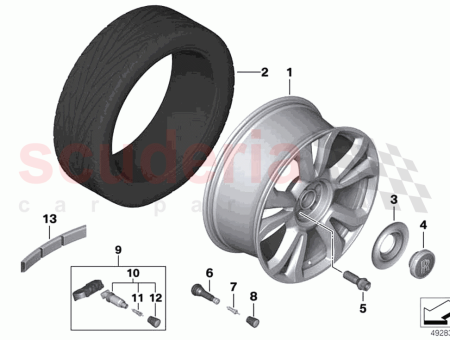 Photo of ROUE DE DISQUE EN ALLIAGE L GER BICOLORE…