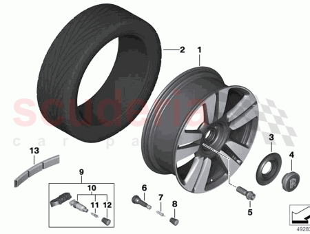 Photo of ROUE DE DISQUE EN ALLIAGE L GER BICOLORE…