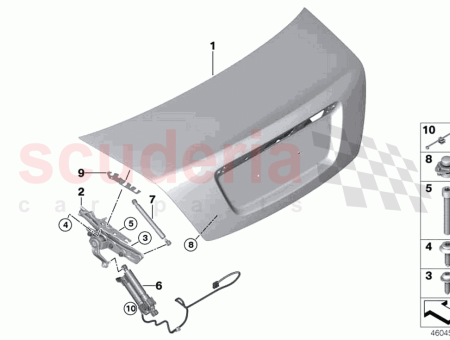 Photo of CHARNI RE DE VOLET DE COFFRE DROIT…