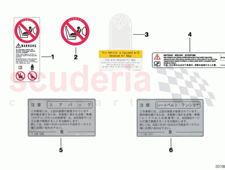 Photo of NOTICE D INSTRUCTION AIRBAG PASSAGER…
