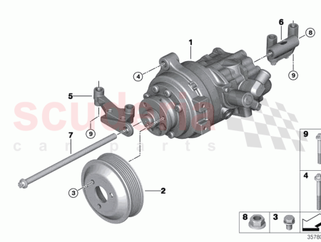 Photo of VIS POMPE DE DIRECTION ASSIST E…