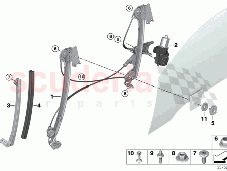 Photo of RAIL DE GUIDAGE DE FEN TRE GAUCHE…
