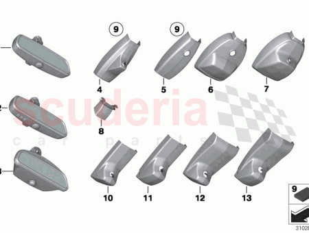 Photo of JEU DE COUVERCLES PLAQUE DE BASE DU MIROIR…