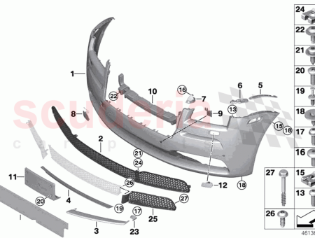 Photo of GRILLE PARE CHOCS CENTRALE AVANT…