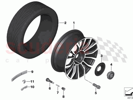 Photo of JANTE EN ALLIAGE L GER POLIE…