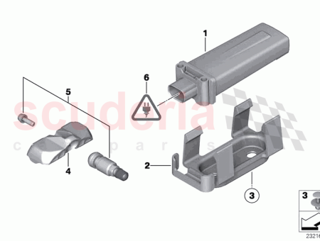 Photo of MODULE LECTRONIQUE DE ROUE RDC 433MHZ…