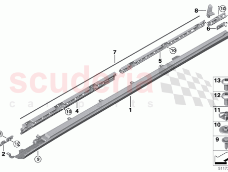 Photo of BANDE DE SUPPORT SEUIL LAT RAL MILIEU DROIT…