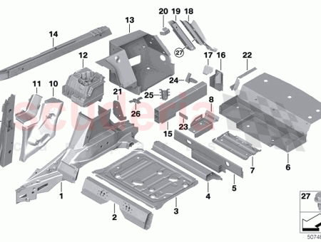 Photo of SUPPORT SILENCIEUX ARRI RE ARRI RE GAUCHE…