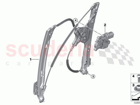 Photo of L VE VITRE SANS MOTEUR ARRI RE DROIT…