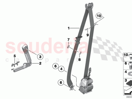 Photo of CEINTURE INF RIEURE AVEC TENDEUR DE CEINTURE DROIT…