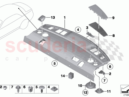 Photo of TABLETTE DE LUNETTE ARRI RE…