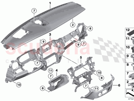 Photo of PANNEAU D HABILLAGE TABLEAU DE BORD BAS…