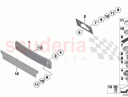 Photo of SUPPORT DE PLAQUE D IMMATRICULATION ARRI RE…