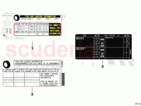 Photo of TIQUETTE TIRE PRESSURE PRESSION DES PNEUS…