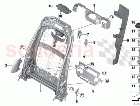 Photo of SUPPORT DE COUVERCLE EXT RIEUR DROIT…
