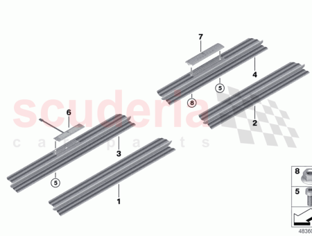 Photo of BAGUETTE DE RECOUVREMENT ENTR E ARRI RE GAUCHE…
