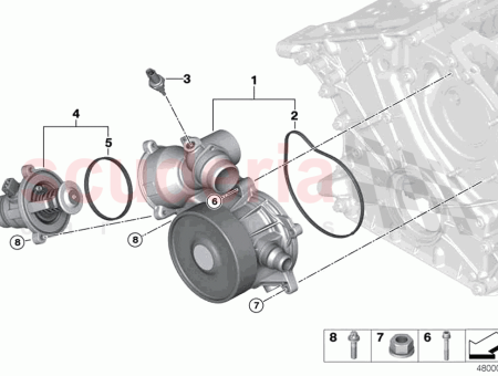 Photo of POMPE LIQUIDE DE REFROIDISSEMENT M CANIQUE…