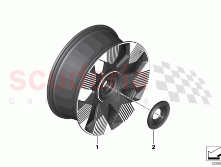 Photo of ROUE DISQUE EN ALLIAGE L GER POLIE…