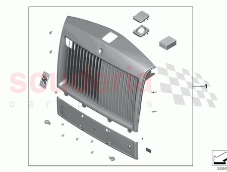 Photo of RETROFIT GRILLE DE RADIATEUR NOIR…