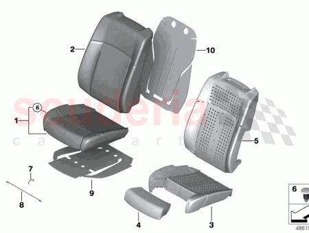 Photo of HOUSSE SI GE A C CUIR GAUCHE…