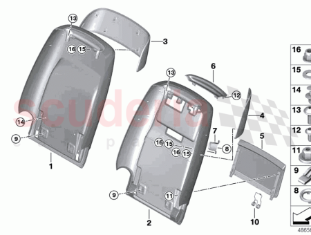 Photo of SI GE DE PANNEAU ARRI RE CUIR GAUCHE…