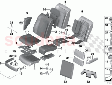 Photo of HOUSSE DE DOSSIER CONFORT EN CUIR GAUCHE…