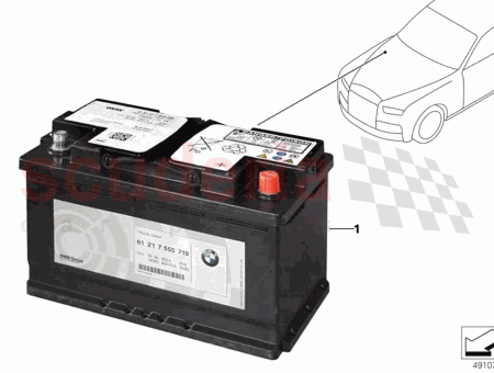 Photo of BATTERIE ORIGINALE BMW AGM BATTERY…