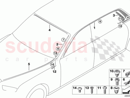 Photo of BAGUETTE DE FINITION CADRE LAT RAL DROITE…