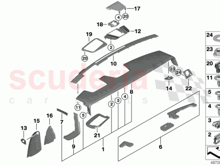 Photo of GARNITURE HAUT PARLEUR CENTRAL…