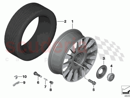 Photo of BOULON DE ROUE NOIR…