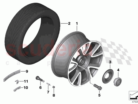 Photo of ROUE DISQUE ALLIAGE L GER ORBITGREY…