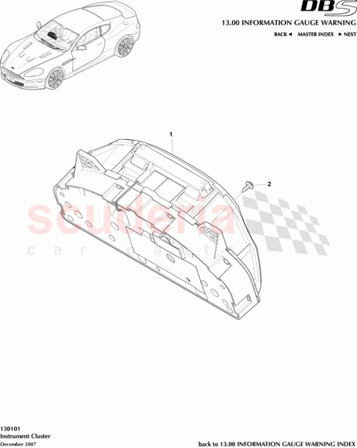Part Diagram for Aston Martin BD33-10849-CC