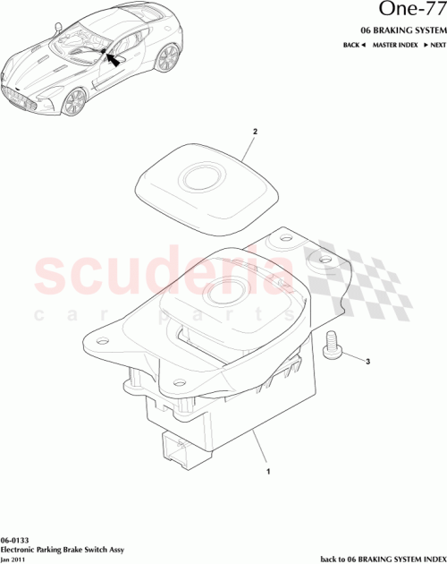 Part Diagram for Aston Martin AY93-37-10115