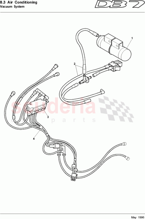 Part Diagram for Aston Martin 89-84152