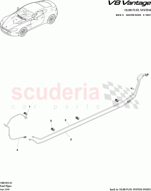 Part Diagram for Aston Martin BG33-9F911-AC