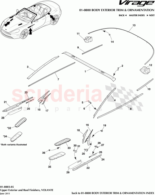 Part Diagram for Aston Martin AG43-608073-AA