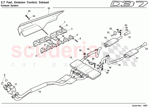 Part Diagram for Aston Martin 35-90223