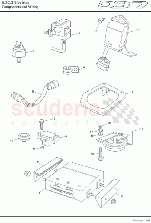 Part Diagram for Aston Martin 37-123780-AA
